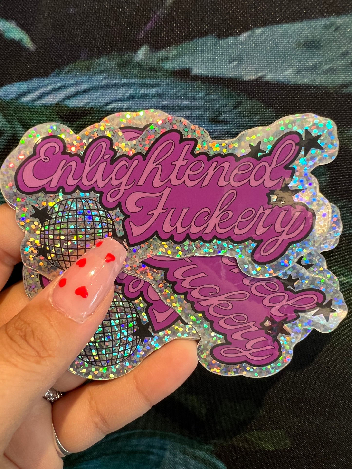 ENLIGHTENED FUCKERY BARBIE DISCO STICKER
